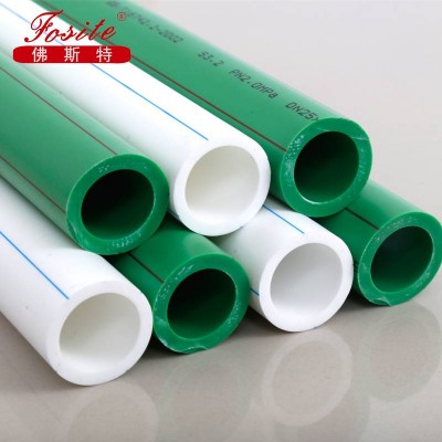 China Factory Pn25 Plumbing for Hot and Cold Water PPR Tubes Plastic Water Pipe