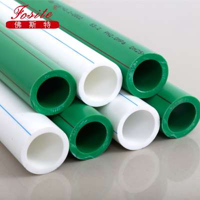 high quality PPR Plastic Water Tube Competitive PPR Hot Water Polypropylene Pipe Price  for water supply